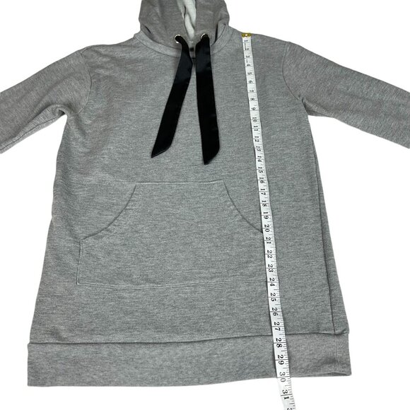 Just Be Oversized Grey Hoodie Sweatshirt Womens‎ Size M (E10108) - Picture 8 of 9